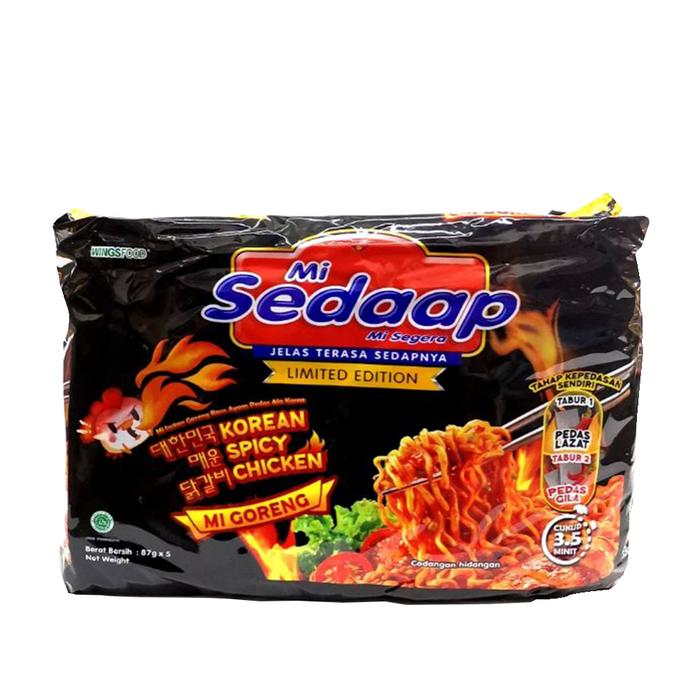35 Pkt Mi Sedaap Limited Edition Korean Spicy Chicken Mi Goreng Instant